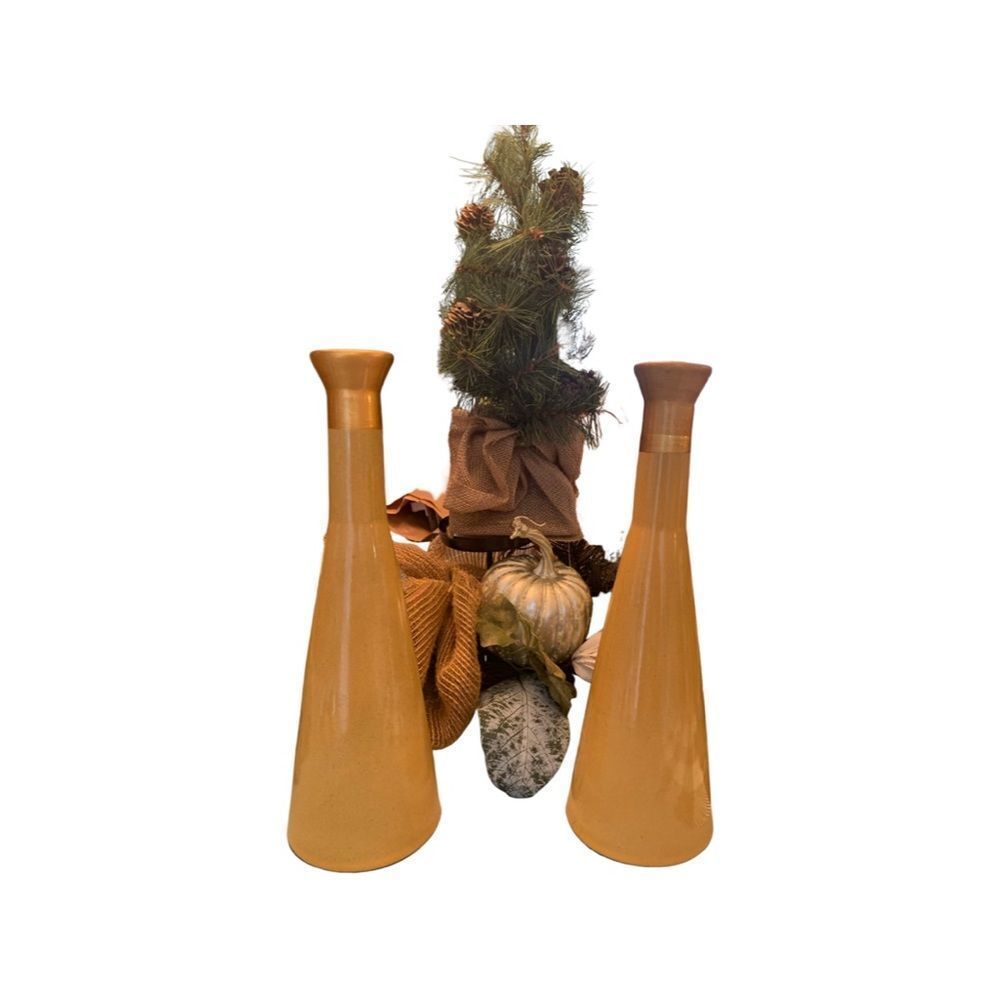 Set of 3 Opalhouse Jungalow Stoneware Candleholder. - Picture 3 of 6